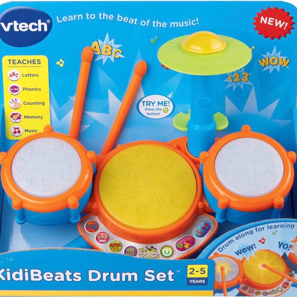 NWT VTech KidiBeats Drum Set 🥁